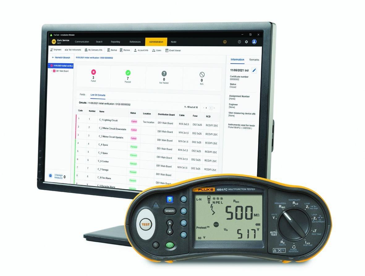 1662 DE FTT KIT, FLUKE 1662 DE KIT, INSTALLATIONSTESTER DE + TRUTEST ADV