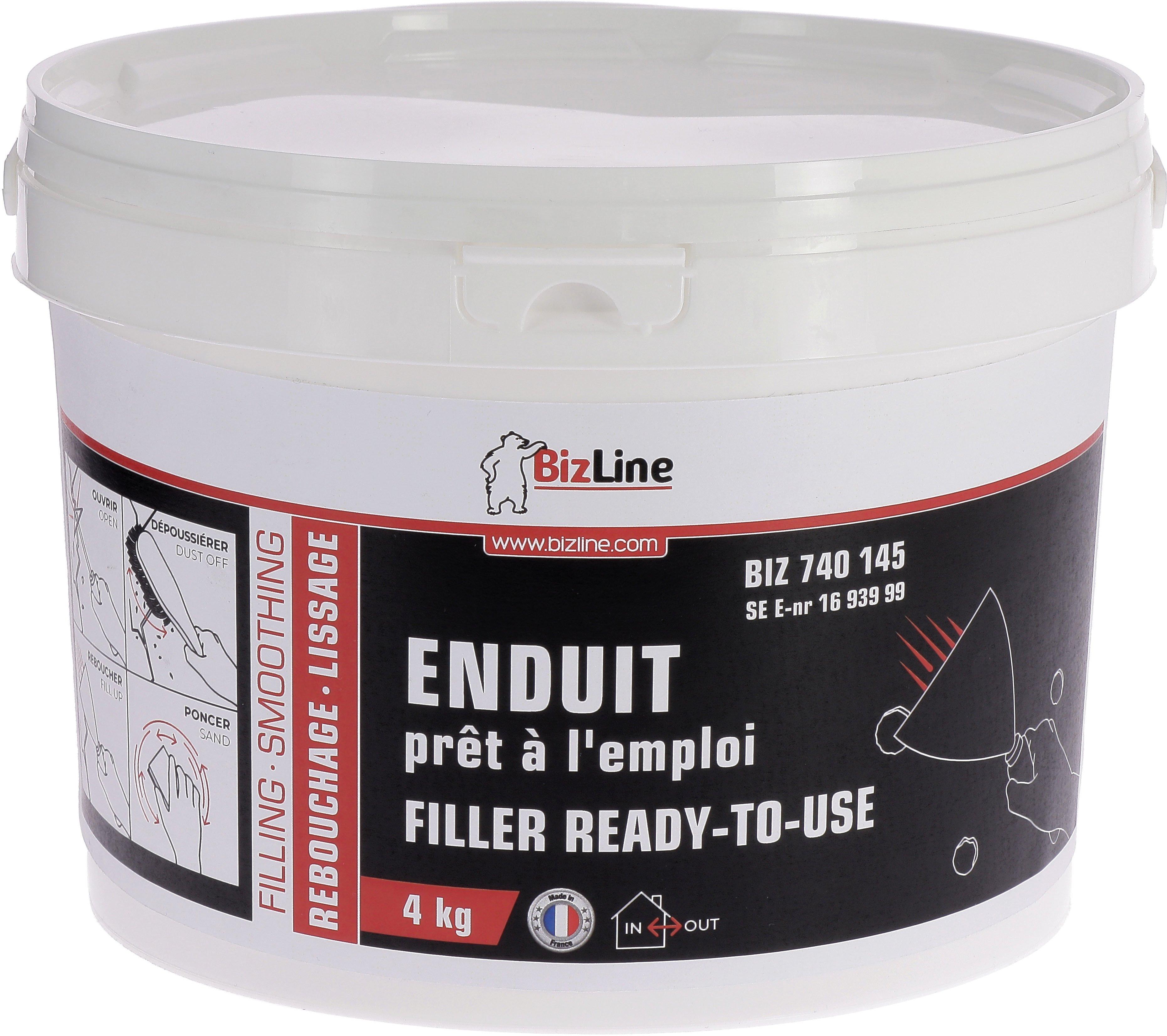 BIZ 740145, Eimer gebrauchsbereite Spachtel-/Glättmasse (4 kg)