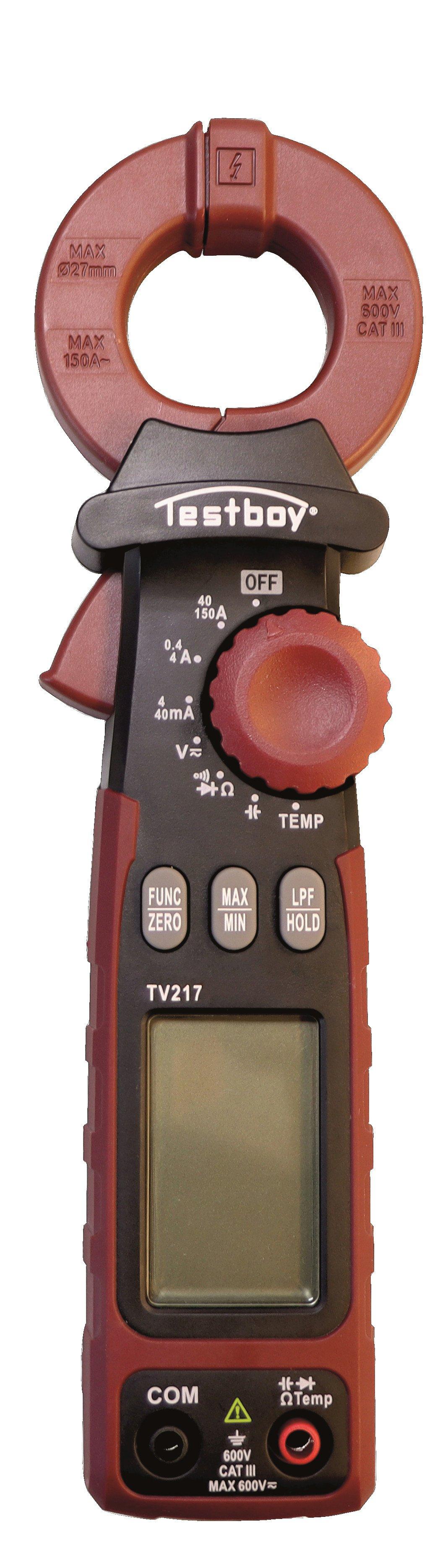 NTESTLSZ.01, Leckstromzange, LC-Display, CAT III 600 V