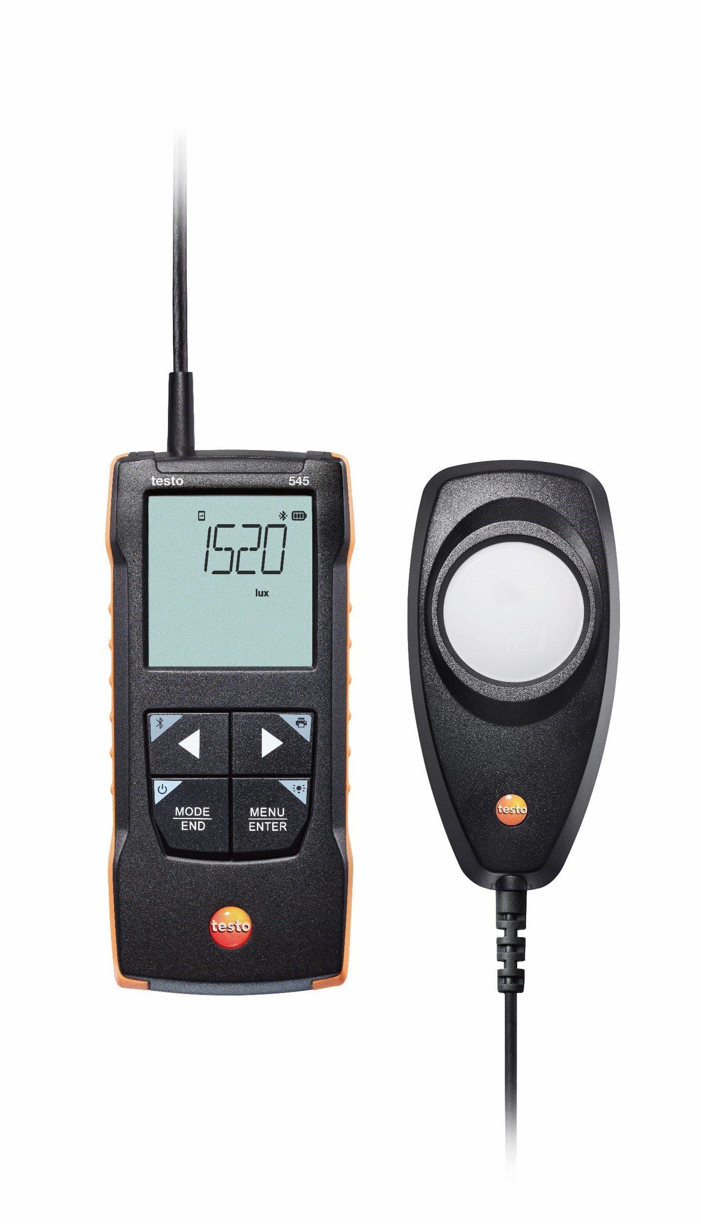 0563 1545, testo 545 – Digitales Lux-Messgerät mit App-Anbindung