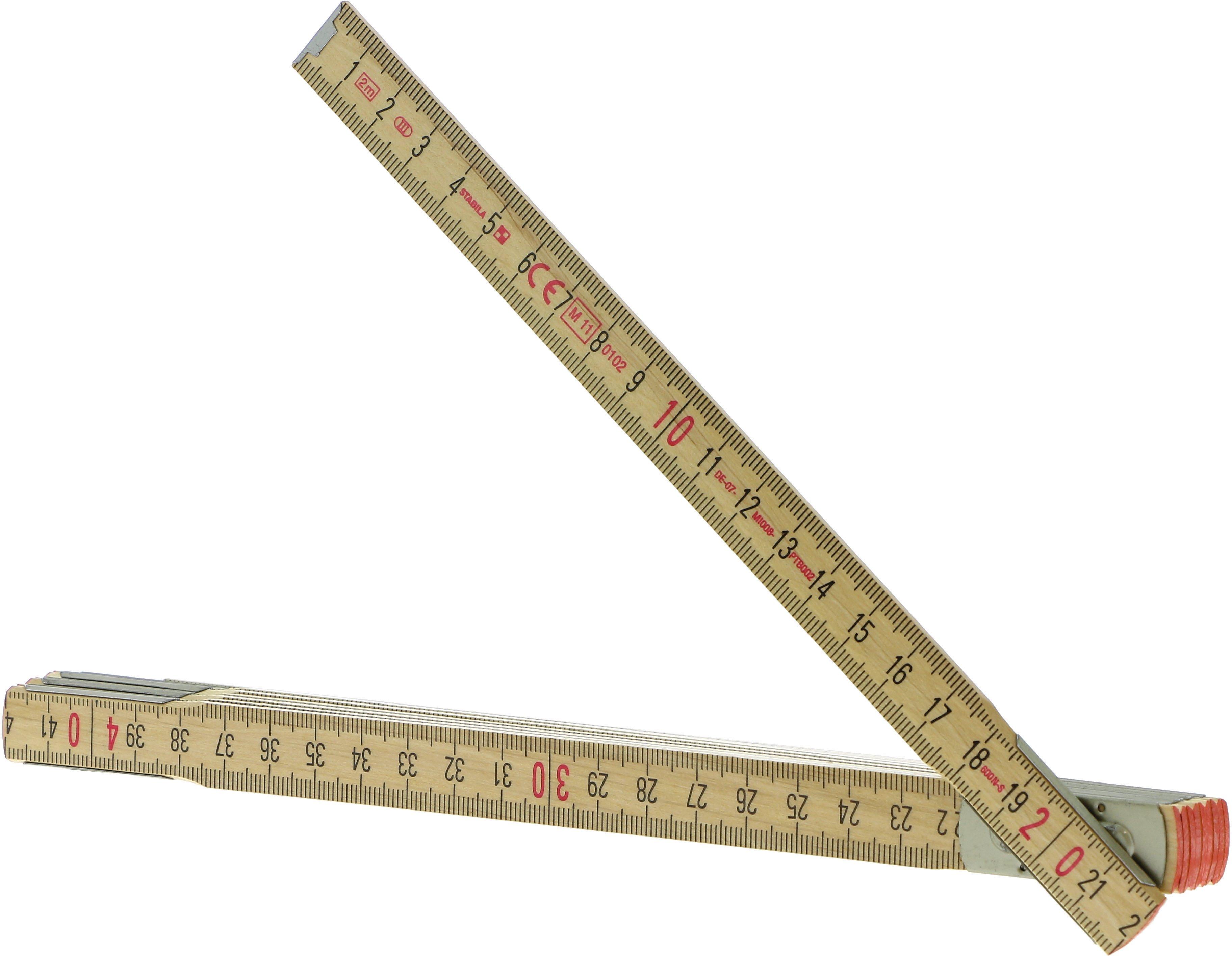 BIZ 700427, Zollstock 2 m Holz