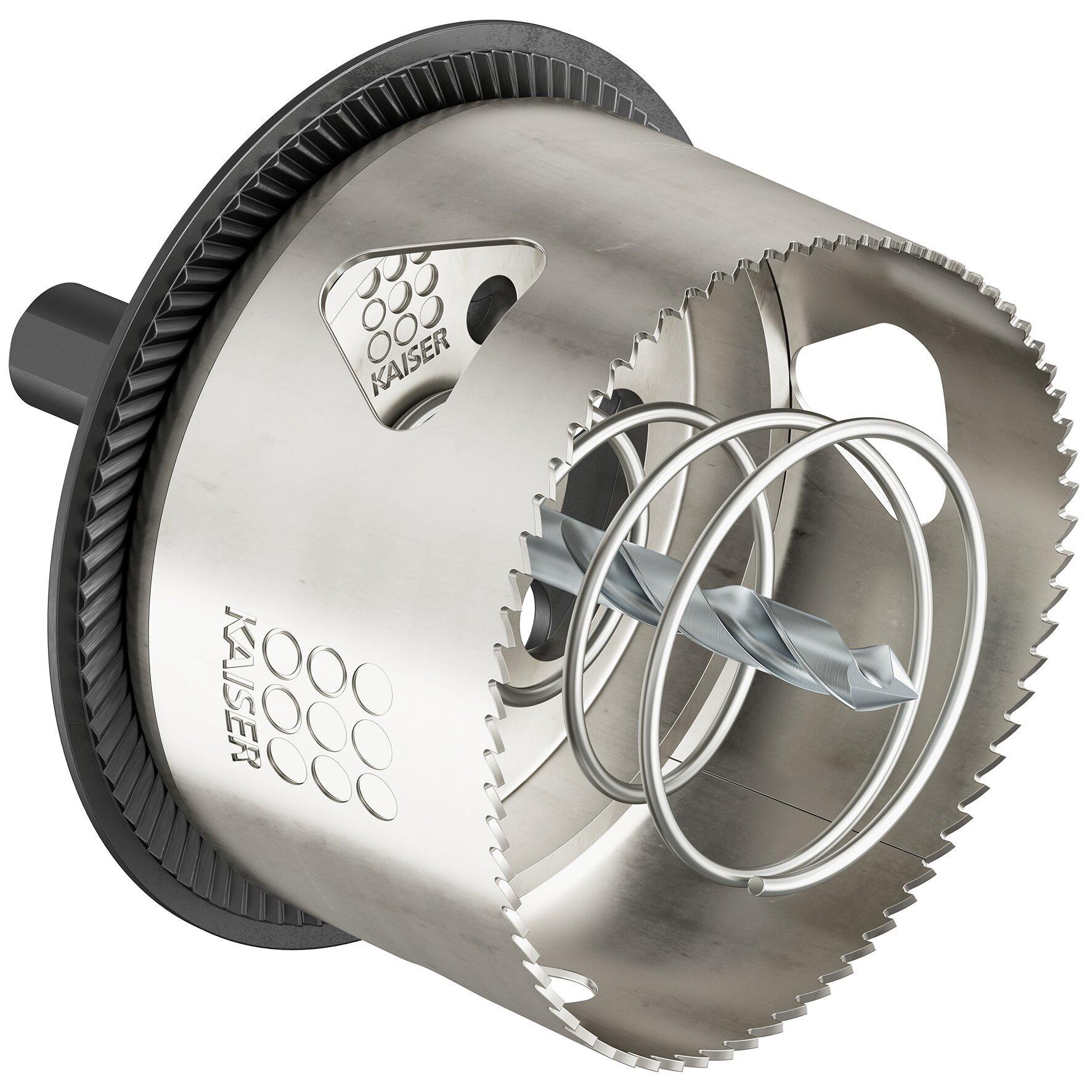 1081-20, Werkzeug PROFI Fräser Ø 74mm mit Randsenker, Aufnahme, Zentrierbohrer Fein-Verzahnung 8 ZpZ