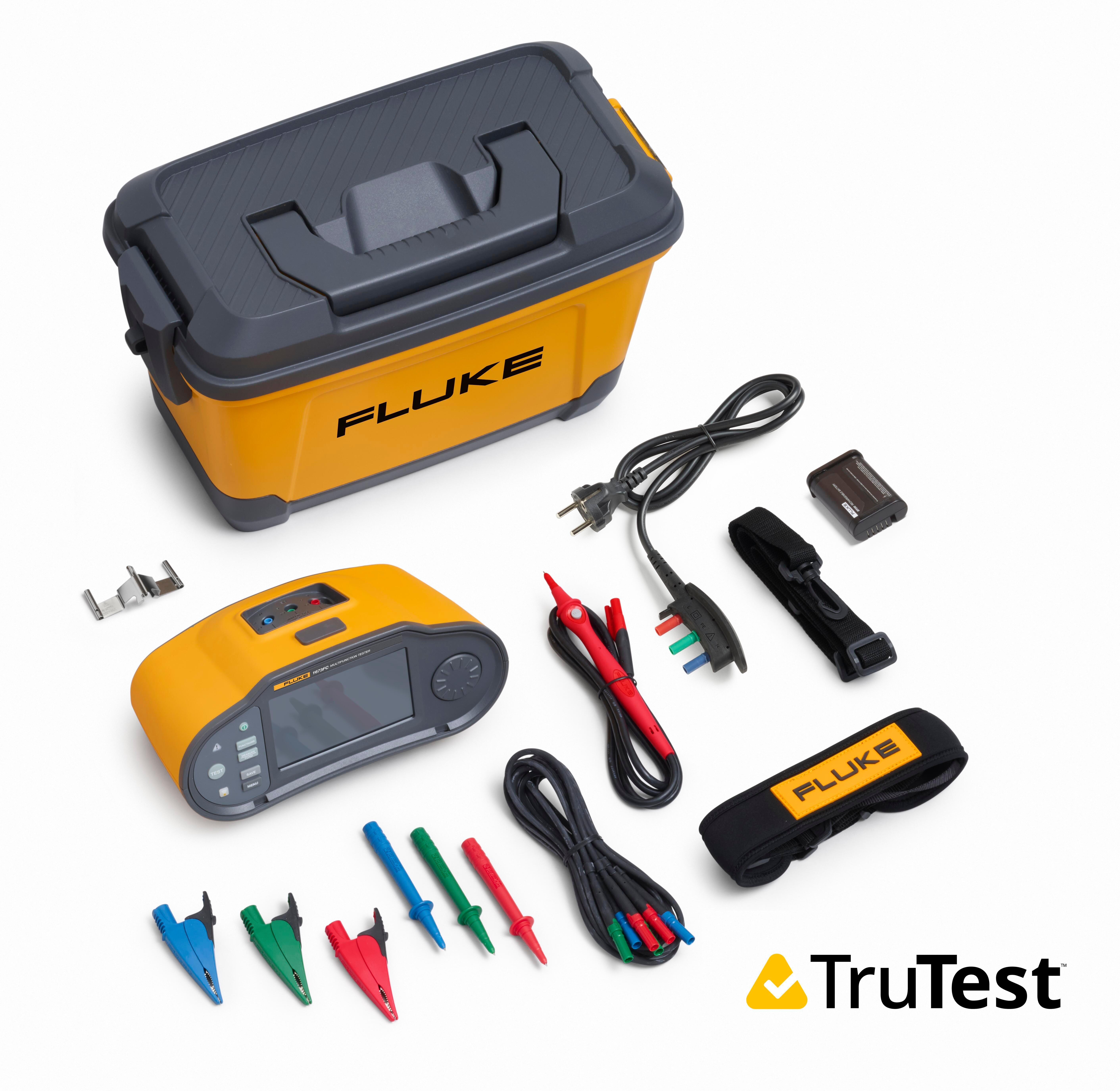 1673FC SCH FTT, Fluke 1673 FC SCH FTT Multifunktions-Installationstester im Paket mit TruTest Software