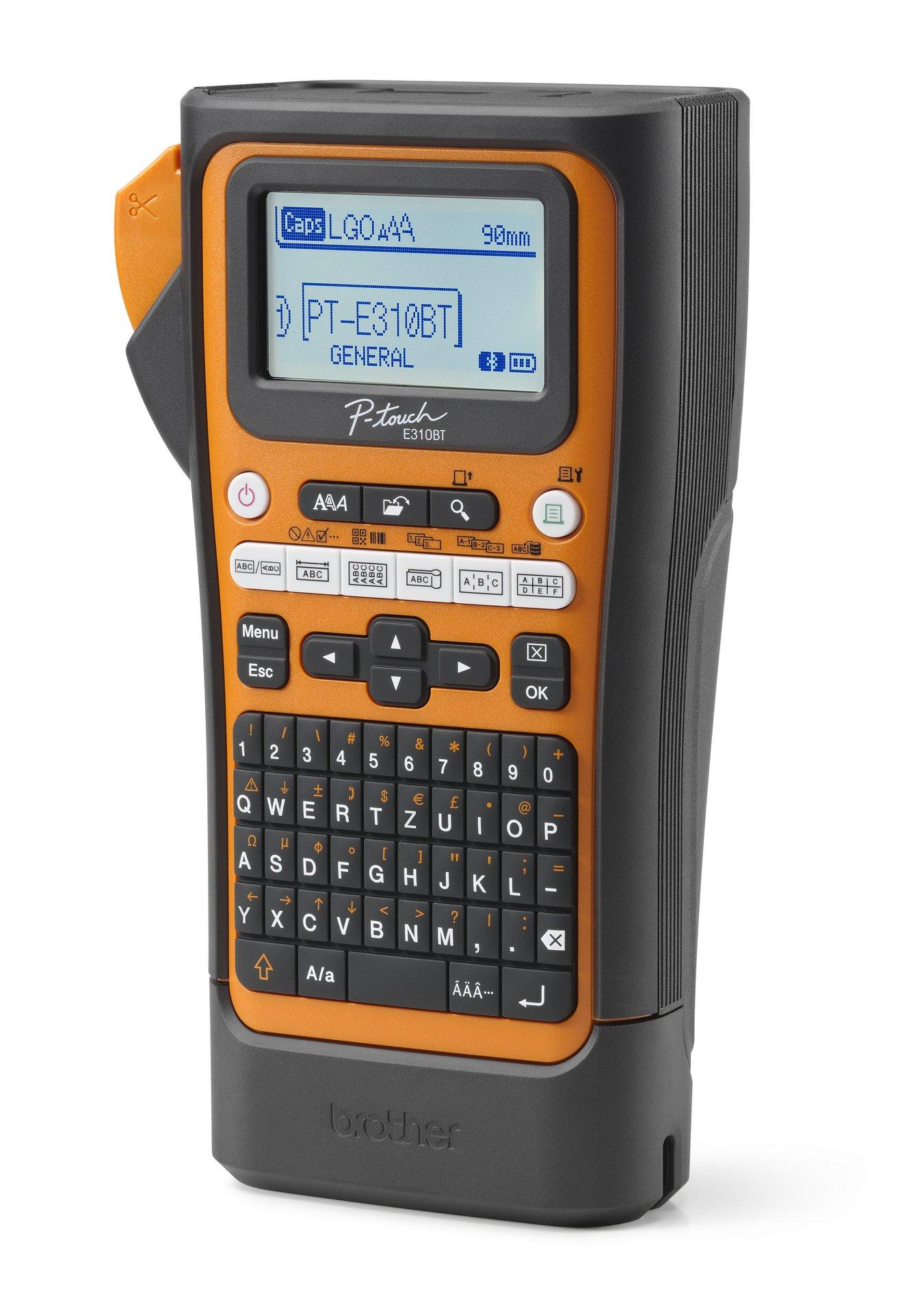 PTE310BTVPRG1, Brother P-touch E310BTVP Handheld Beschrifter mit Koffer