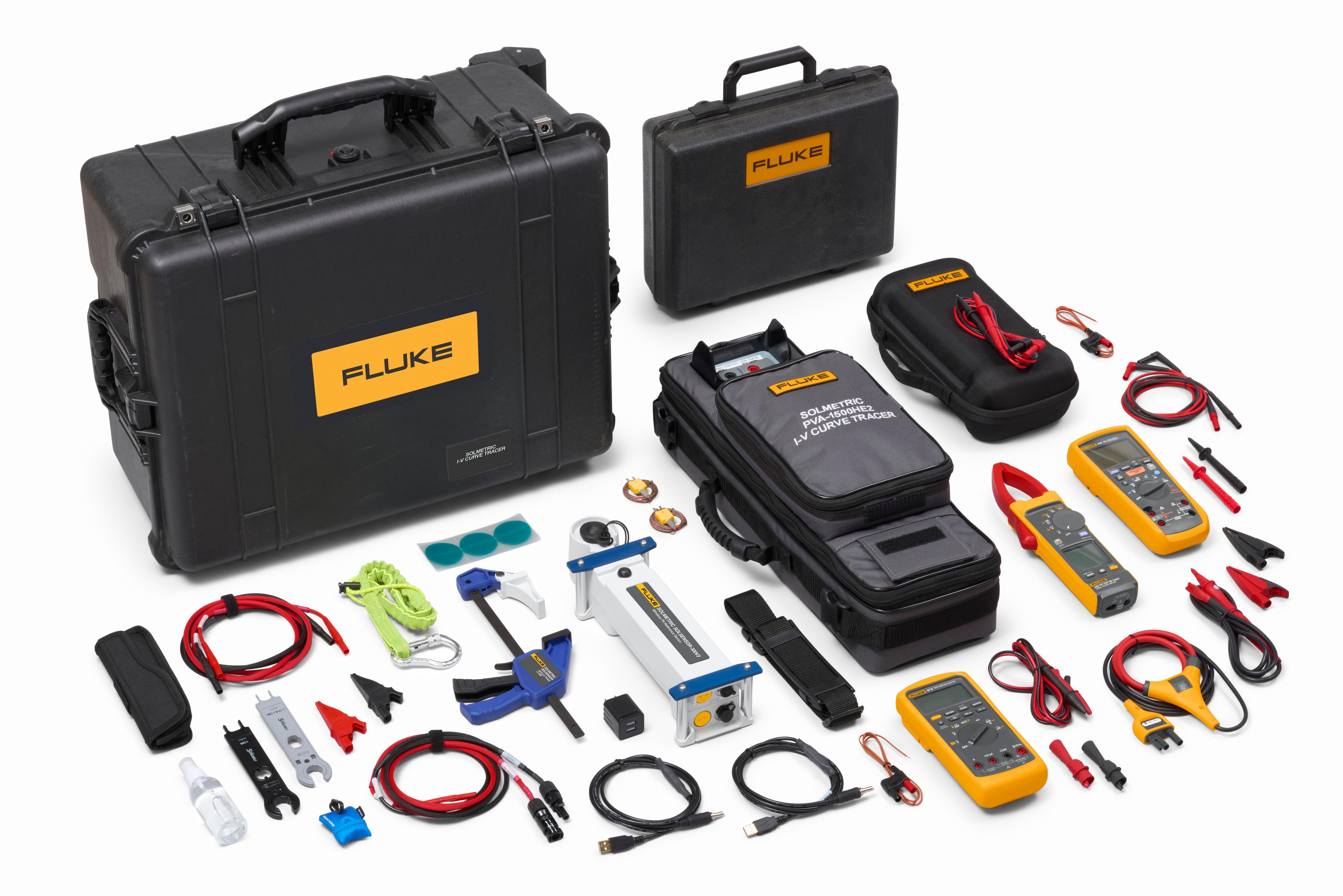 FLUKE-SOL-INS87-KIT, Solmetrisches PV-Messgerät Mit Hocheffizienter I-U-Kennlinienverfolgung + 393 + 87V + 1587FC