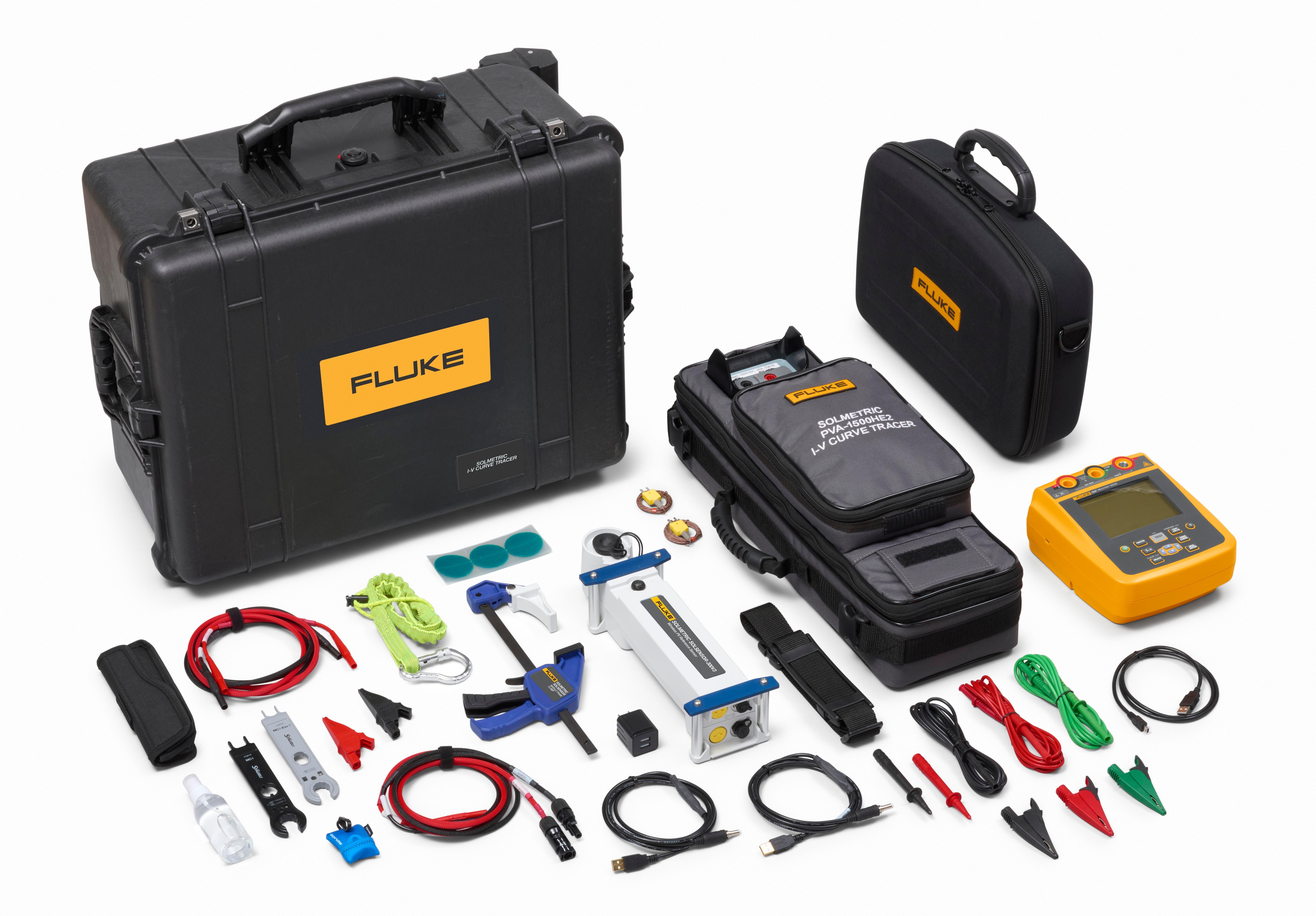FLUKE-SOL-INS37-KIT, Solmetrisches PV-Messgerät Mit Hocheffizienter I-U-Kennlinienverfolgung + 1537