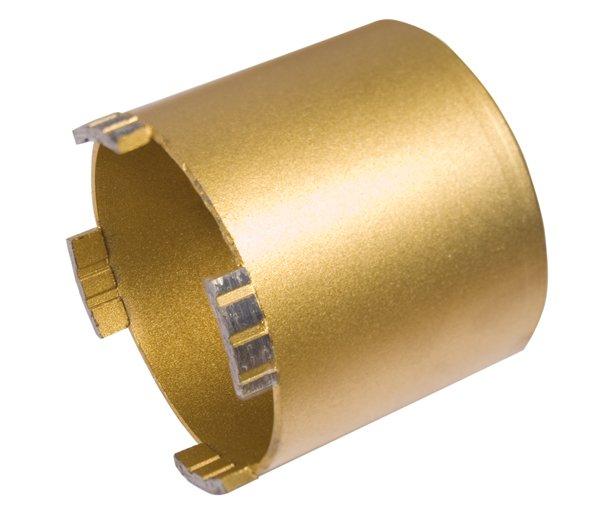 NTOOLZBDTBK82KM16.01, Diamant-Trockenbohrkrone, Kalksandstein hochverdichtet, 82mm, M16, gold