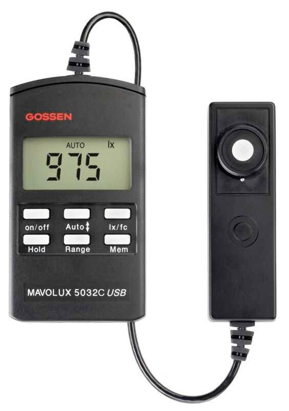 MAVOLUX 5032 C USB, Beleuchtungsstärkemessgerät Klasse C