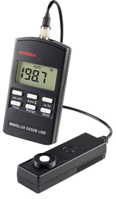MAVOLUX 5032 B USB, Beleuchtungsstärkemessgerät