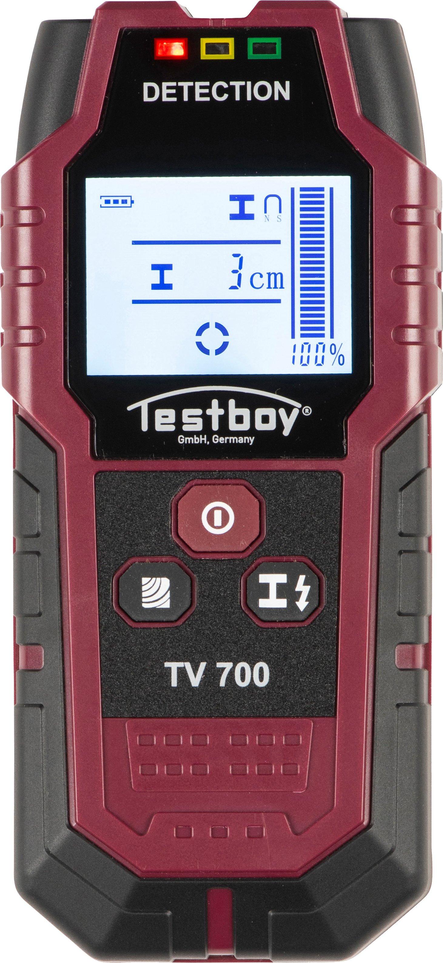NTESTDWS.01, Digitaler Wandscanner, für Metalle, Spannungsführende Leitungen, Holz