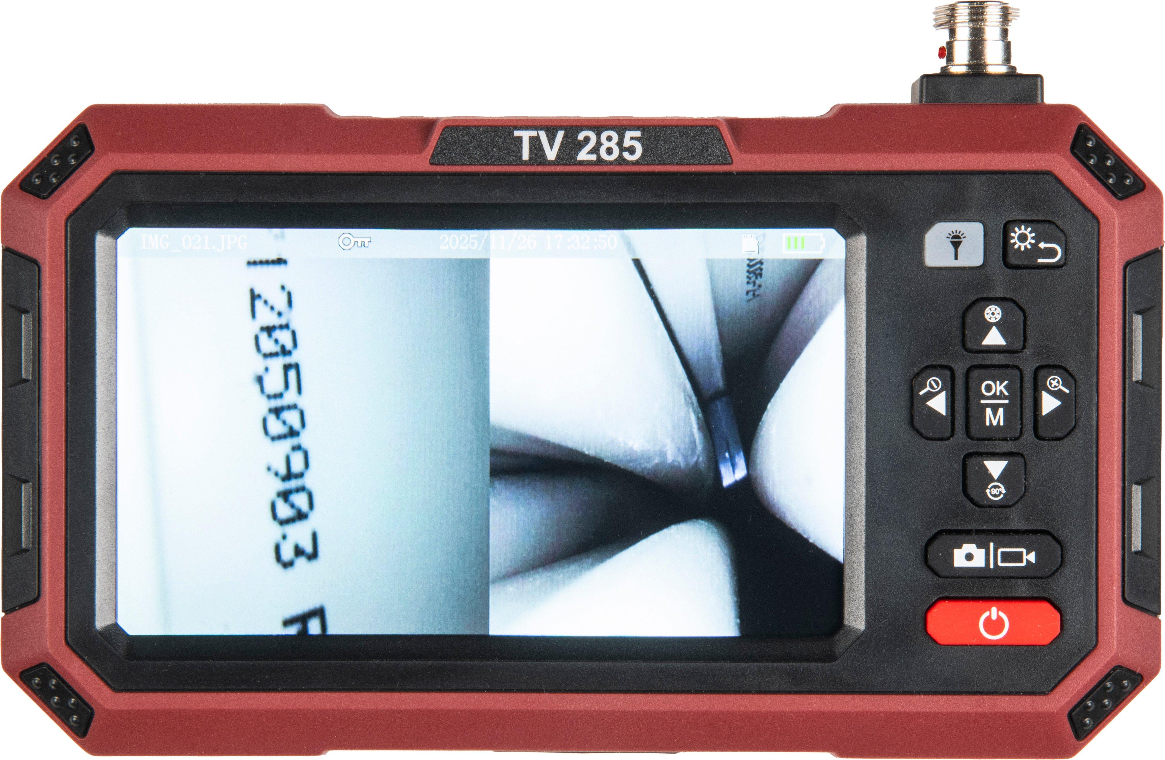 NENDKAMDK50.01, Endoskopkamera, 3 m Doppelkopfkamera, 5,0“ LC-Display  Echtzeitansicht, Integrierte LED-Beleuchtung