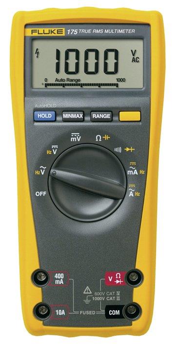 FLUKE-175 EGFID, Fluke 175 Echteffektiv DMM mit Kapzitäts- und Frequenzmessung