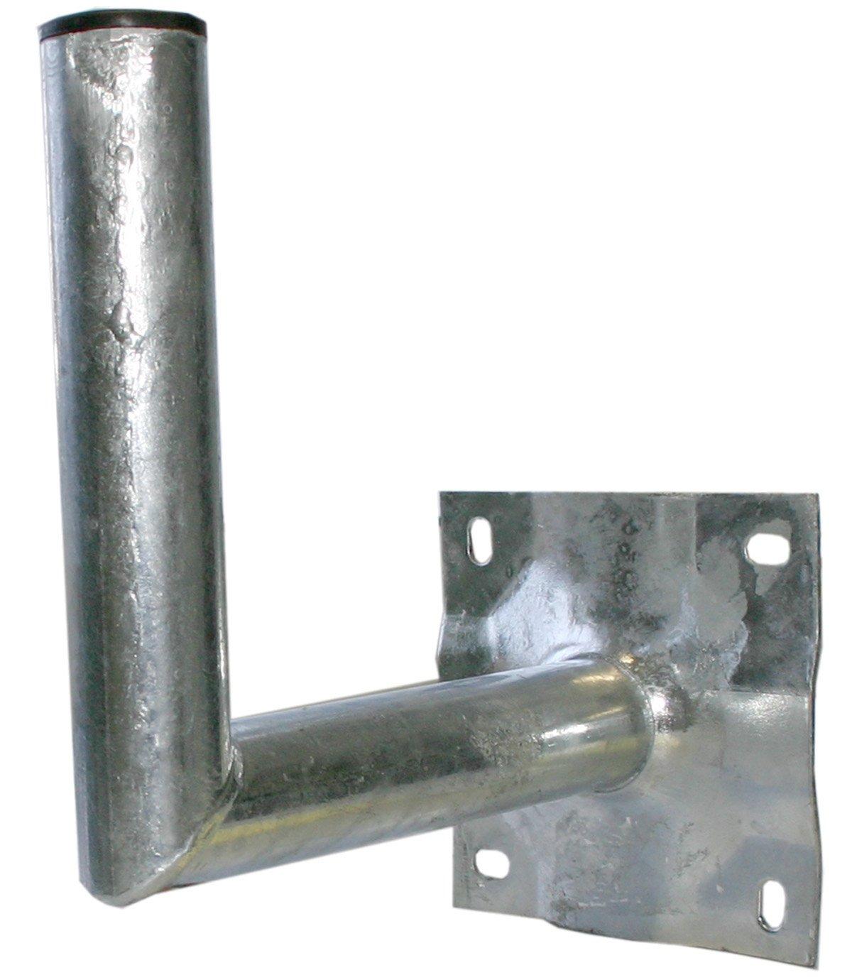 HWAH25-B, Wandhalter Stahl mit Kunststoffkappe, 25cm