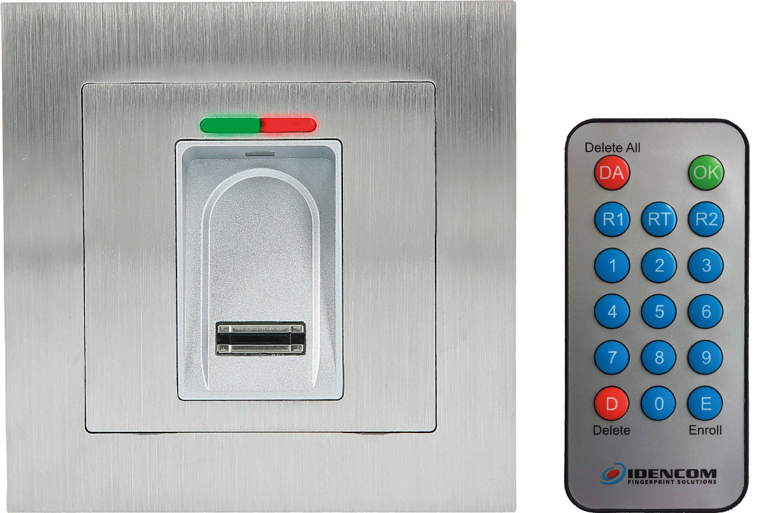 820004, BioKey Gate + Infrarot-Keypad New Line UP edelstahl