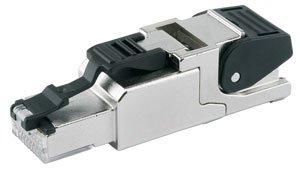 HFELDCAT6A, Feldkonfektionierbarer RJ45-Steckverbinder Cat.6A, AWG 22-27