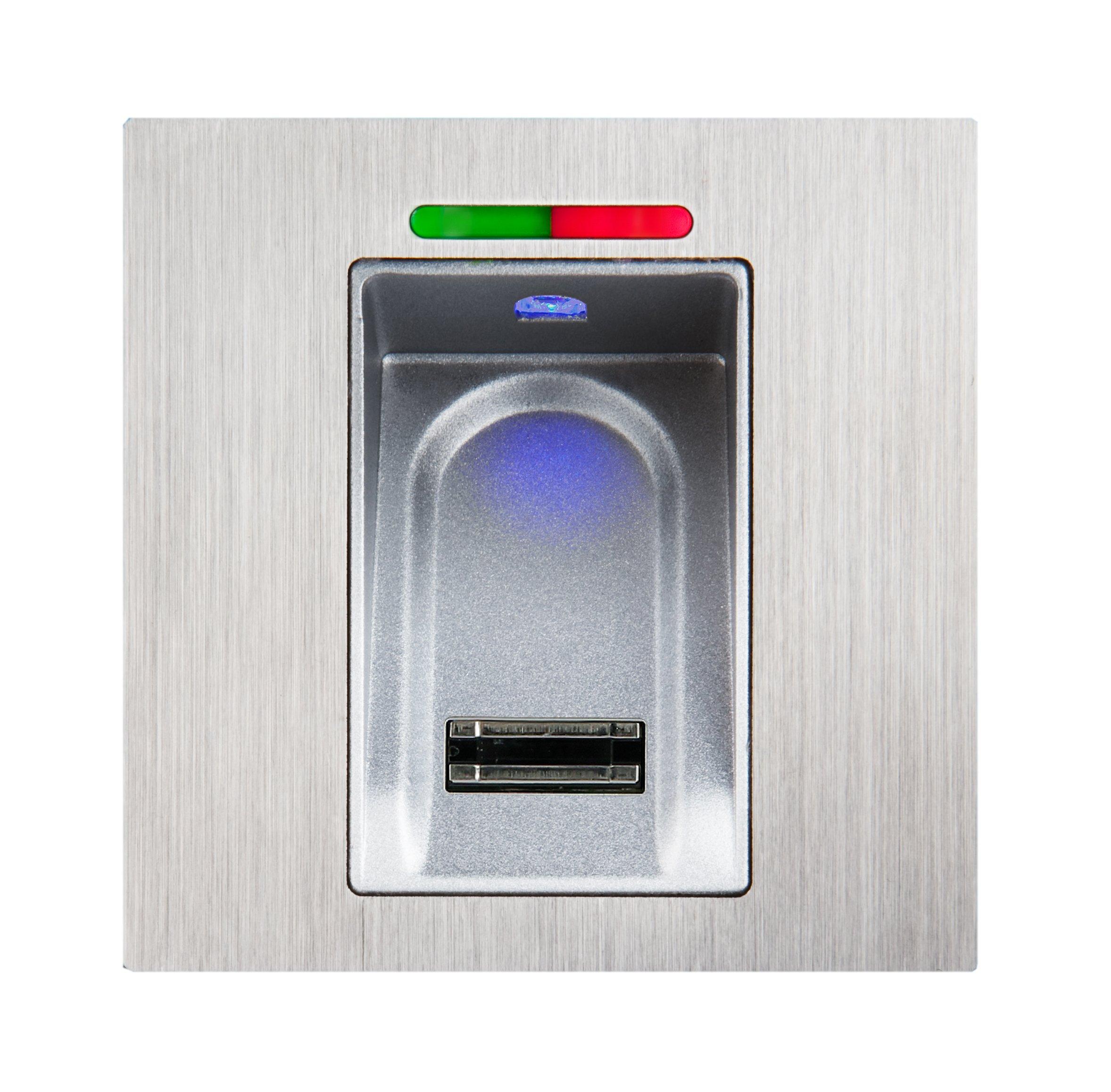 699000, BioKey® Renz +IR Edelstahl m.Relais-Modul                                             (55X55X1,5mm)