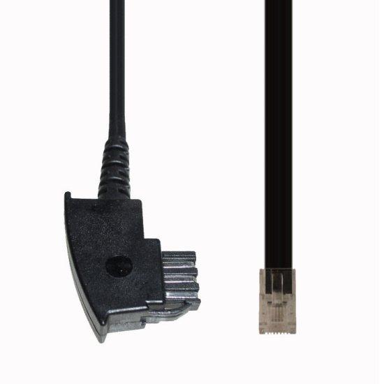 T 180/6, TAE-F-ST. AUF RJ 45-ST. 6M