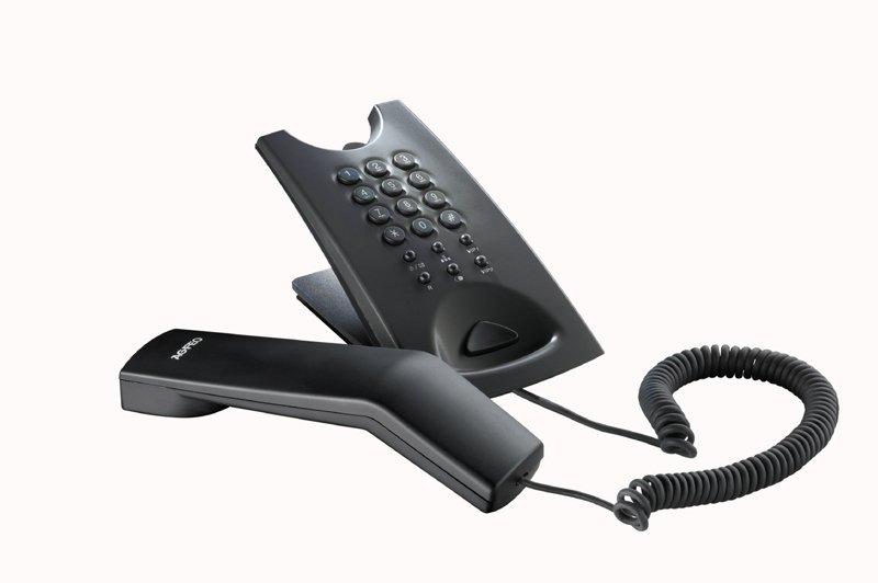 T 11 schwarz, analoges Telefon
