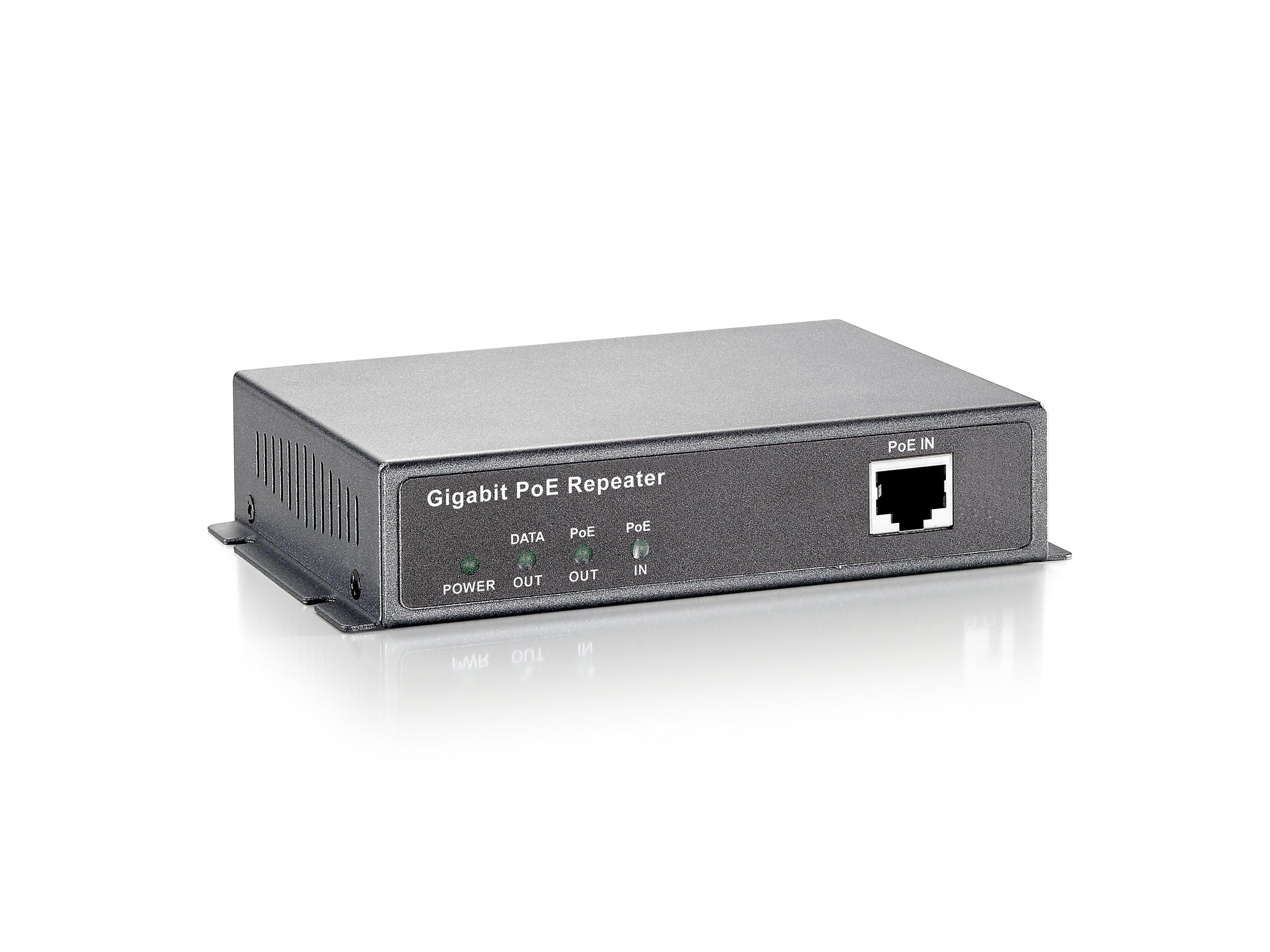 POR-0120, Gigabit PoE Repeater, Cascadable