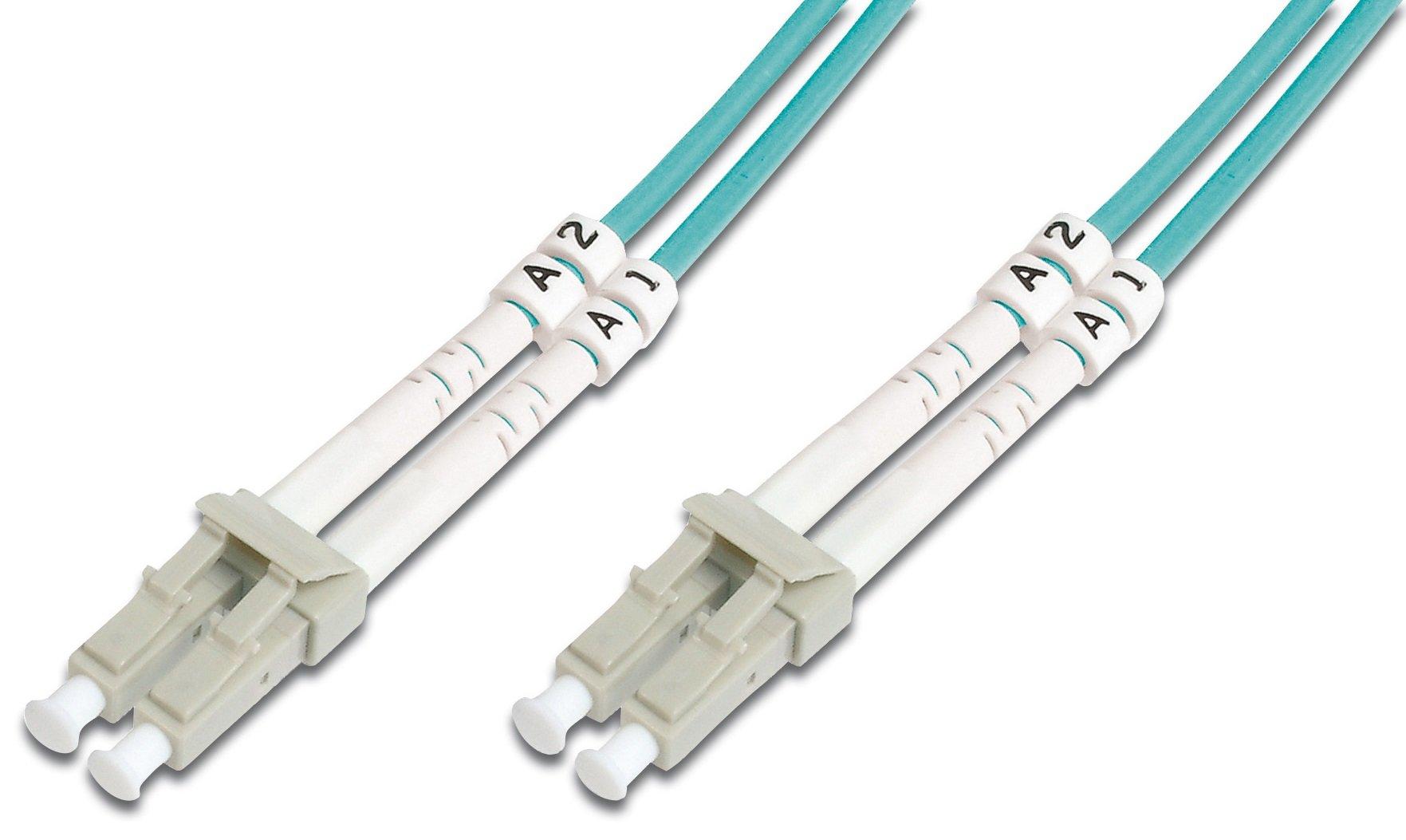 HDK-2533-02/3, LWL-Duplex-Patchkabel LC/LC LC-LC duplex MM 50/125, OM3, 2m