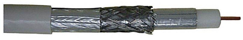 HCOAX 111 250SB, SAT Koaxialkabel 110dB, dreifach geschirmt, 250m Einweg Abrollbox, mit verklebter 1. Folie