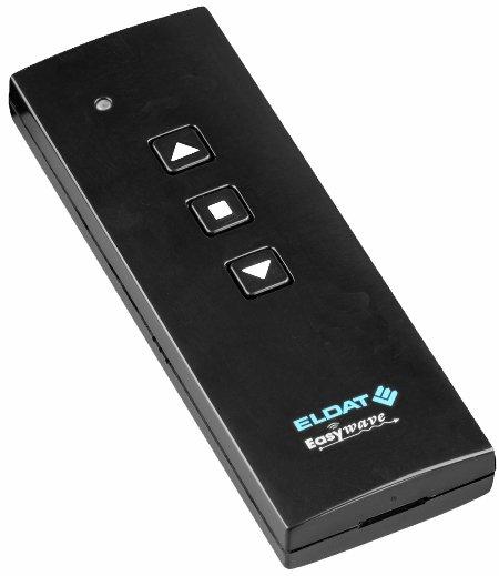 RT32E5004-01-22K, Handsender, Easywave, 4x AUF/STOPP/ZU, Gruppenfunktion, schwarz glänzend