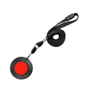 RT27E5001-11-23K, Halsbandsender, Easywave, 1x IMPULS, Taste rot, IP65, anthrazit