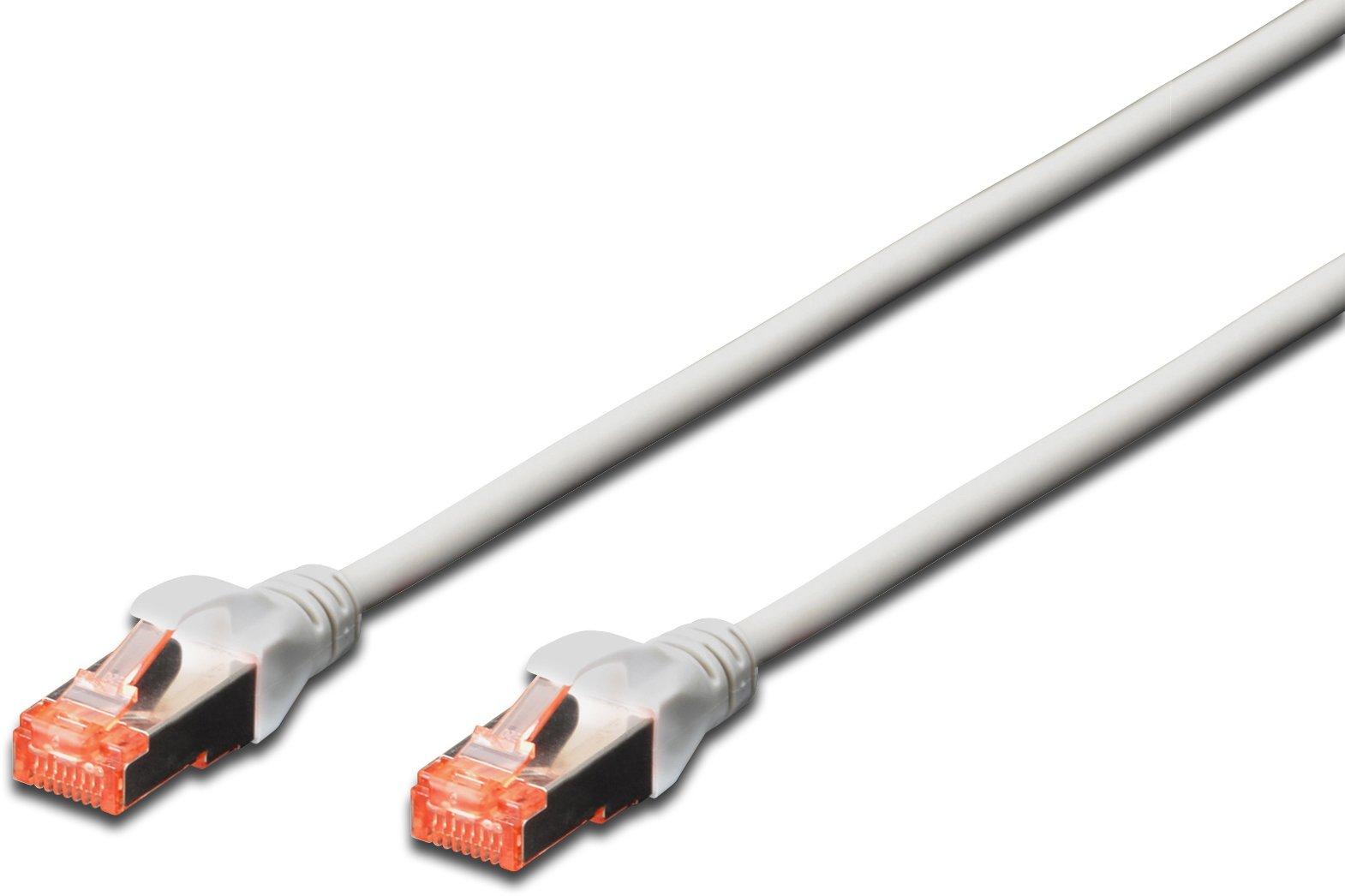HDK-1644-005, Cat6 Patchkabel, 0,5m, Farbe: grau, S/FTP, AWG27