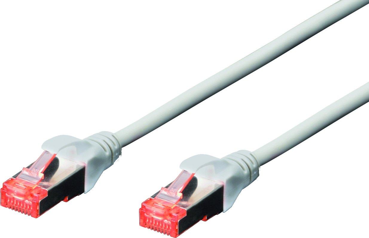 HDK-1644-150, Cat6 Patchkabel, 15,0m, Farbe: grau, S/FTP, AWG27