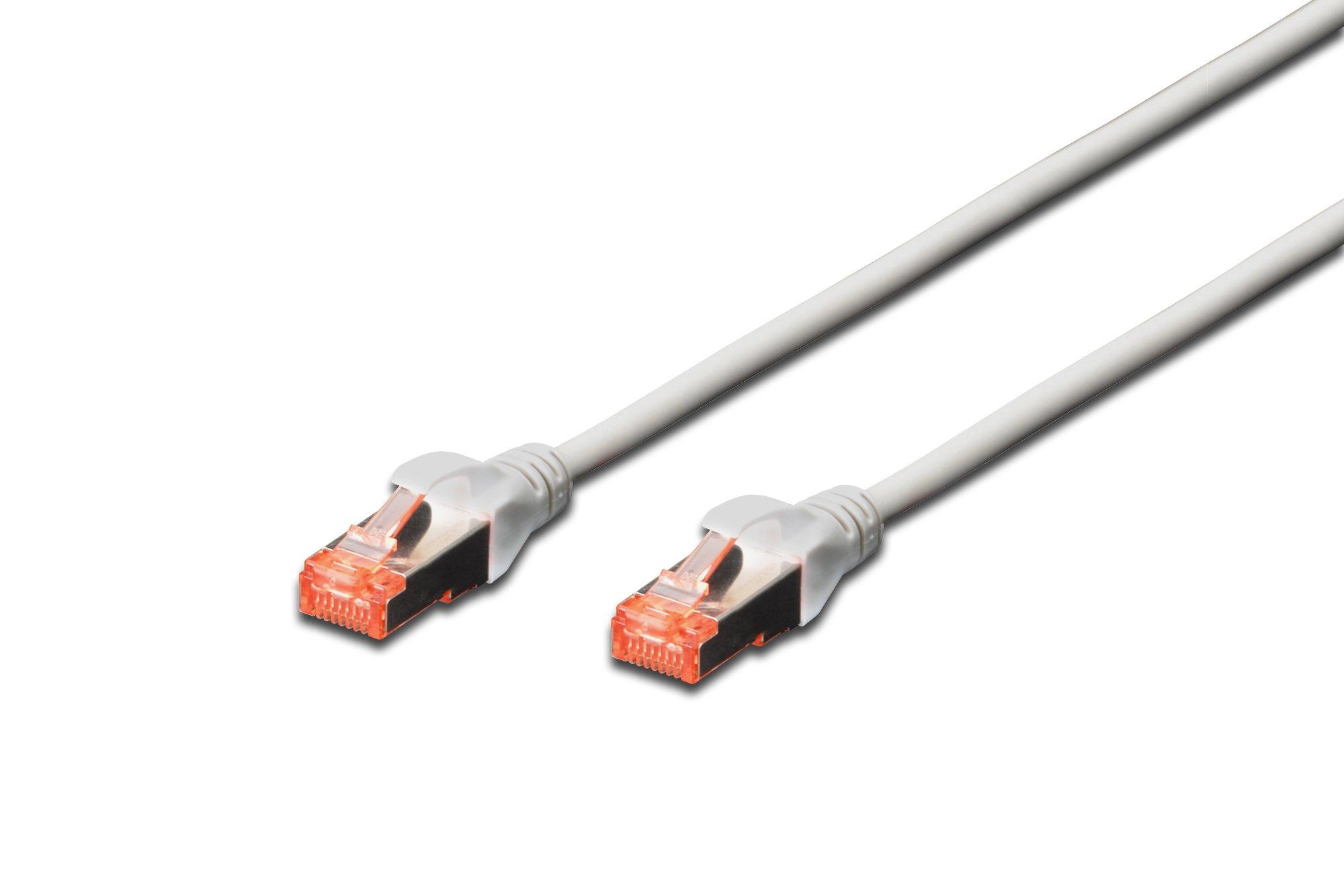 HDK-1644-050, Cat6 Patchkabel, 5,0m, Farbe: grau, S/FTP, AWG27