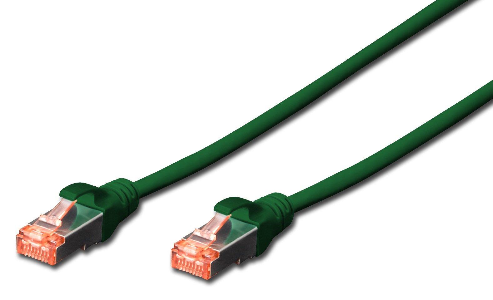 HDK-1644-050/G, Cat6 Patchkabel, 5,0m, Farbe: grün, S/FTP, AWG27