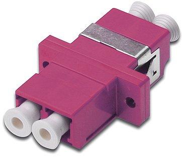 HDN-96019-1, Kupplungen LC-LC, Multimode OM4, duplex Keramik, Plastikgehäuse