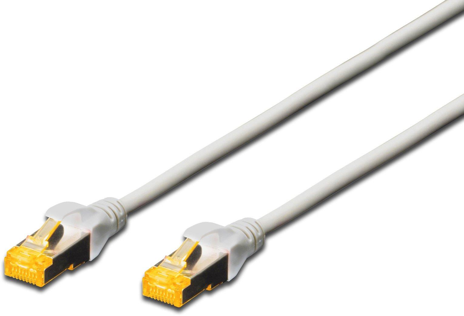 HDK-1644-A-0025, Cat6A Patchkabel, 0,25m, Farbe: grau, S/FTP, AWG26