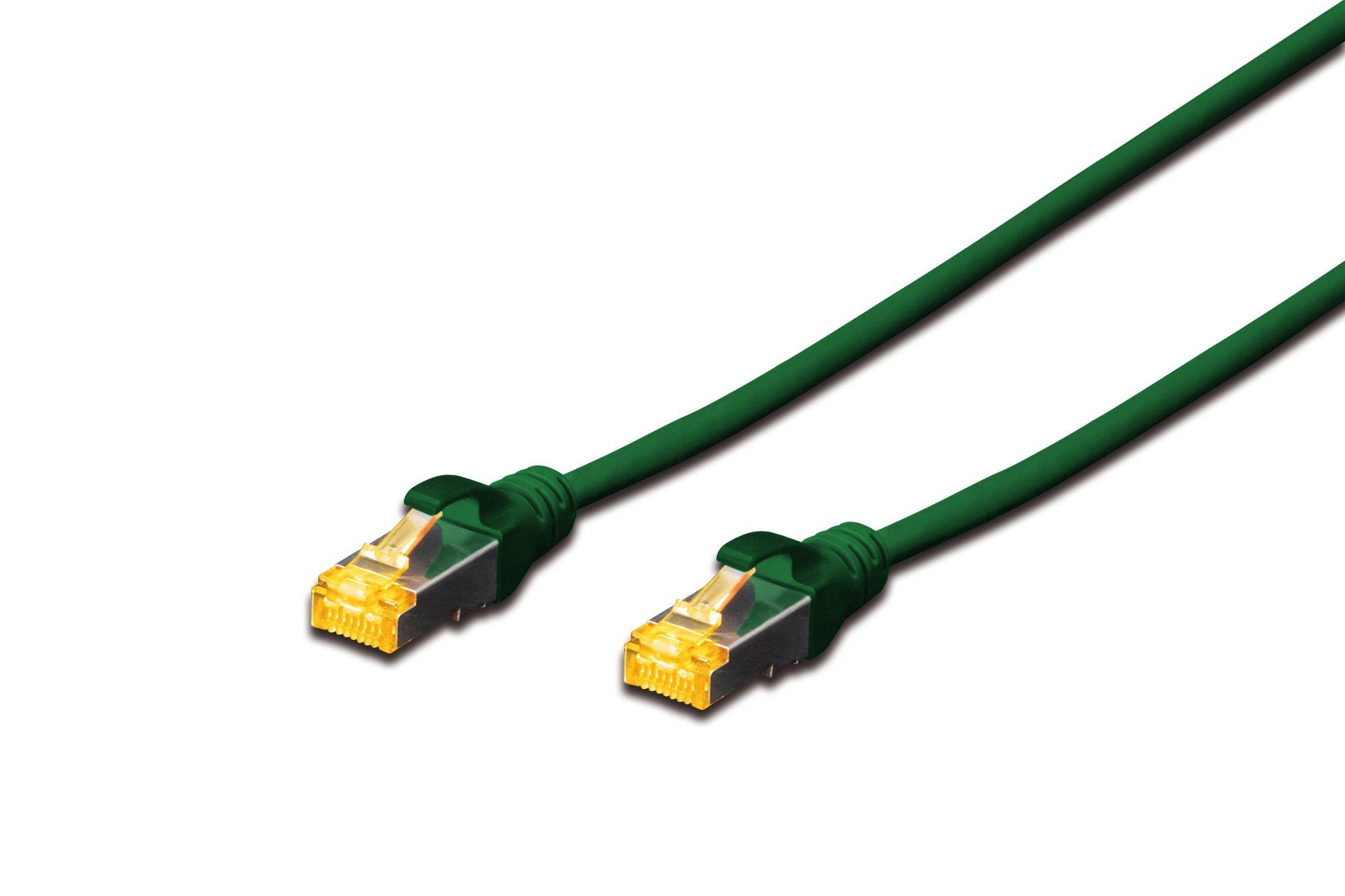 HDK-1644-A-005/G, Cat6A Patchkabel, 0,5m, Farbe: grün, S/FTP, AWG26