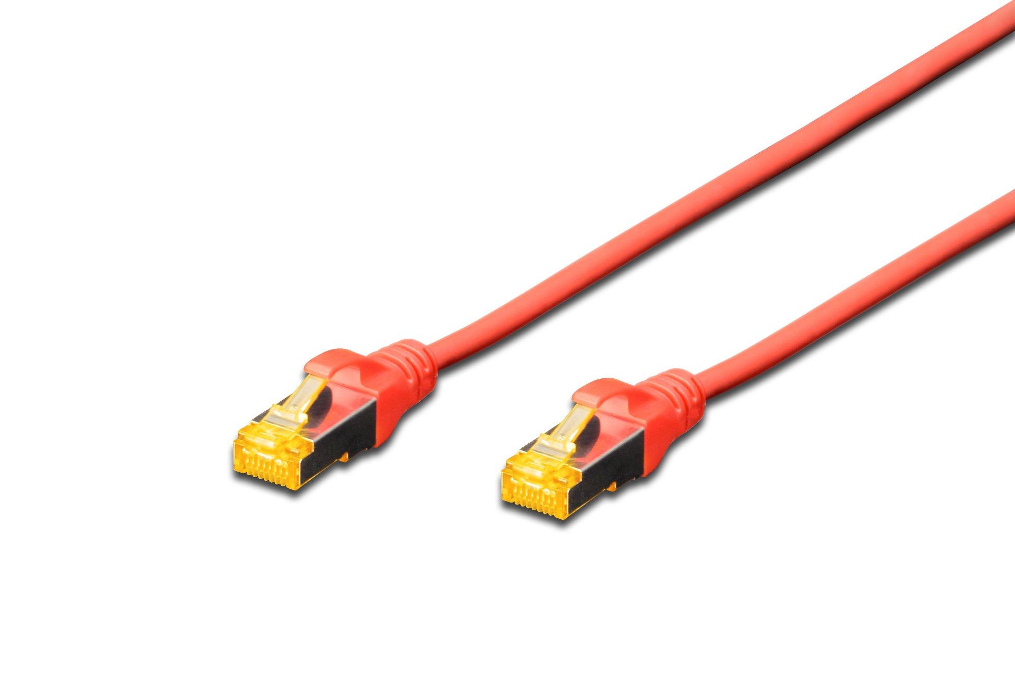 HDK-1644-A-020/R, Cat6A Patchkabel, 2,0m, Farbe: rot, S/FTP, AWG26