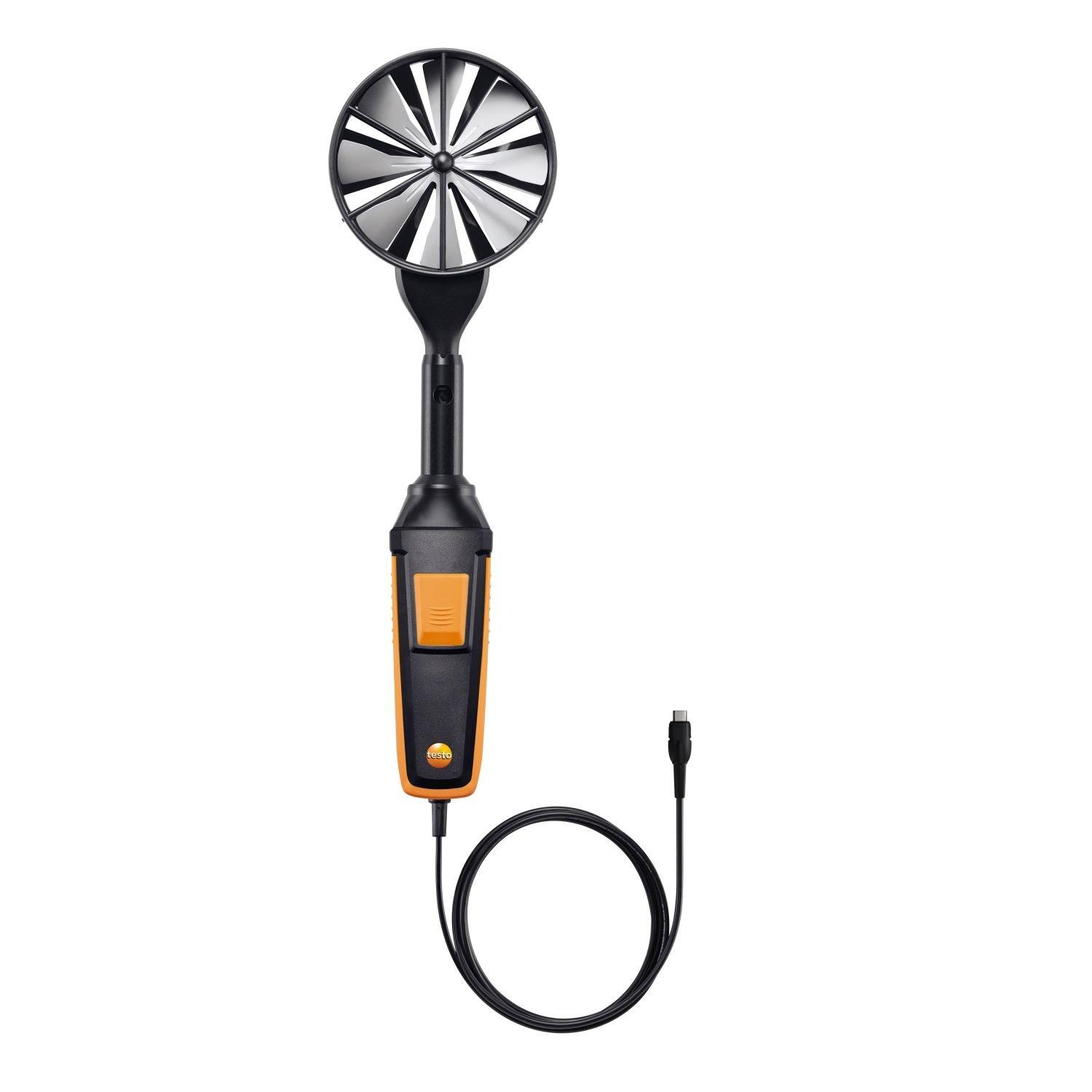 0635 9372, Hochpräzise Flügelrad-Sonde, Ø 100mm (digital) - Temperatursensor, kabelgebunden