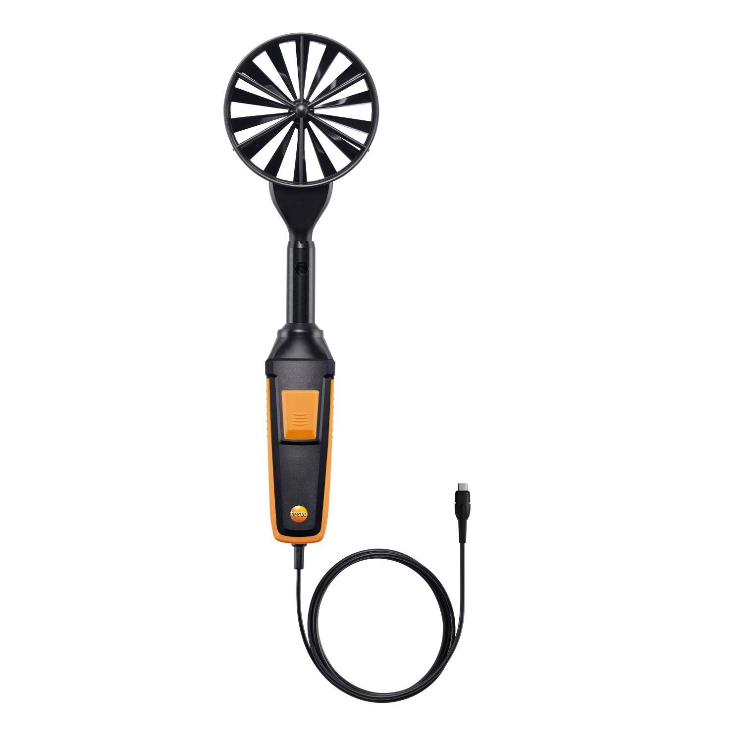 0635 9432, Flügelrad-Sonde, Ø 100 mm (digital) - inkl. Temperatursensor, kabelgebunden