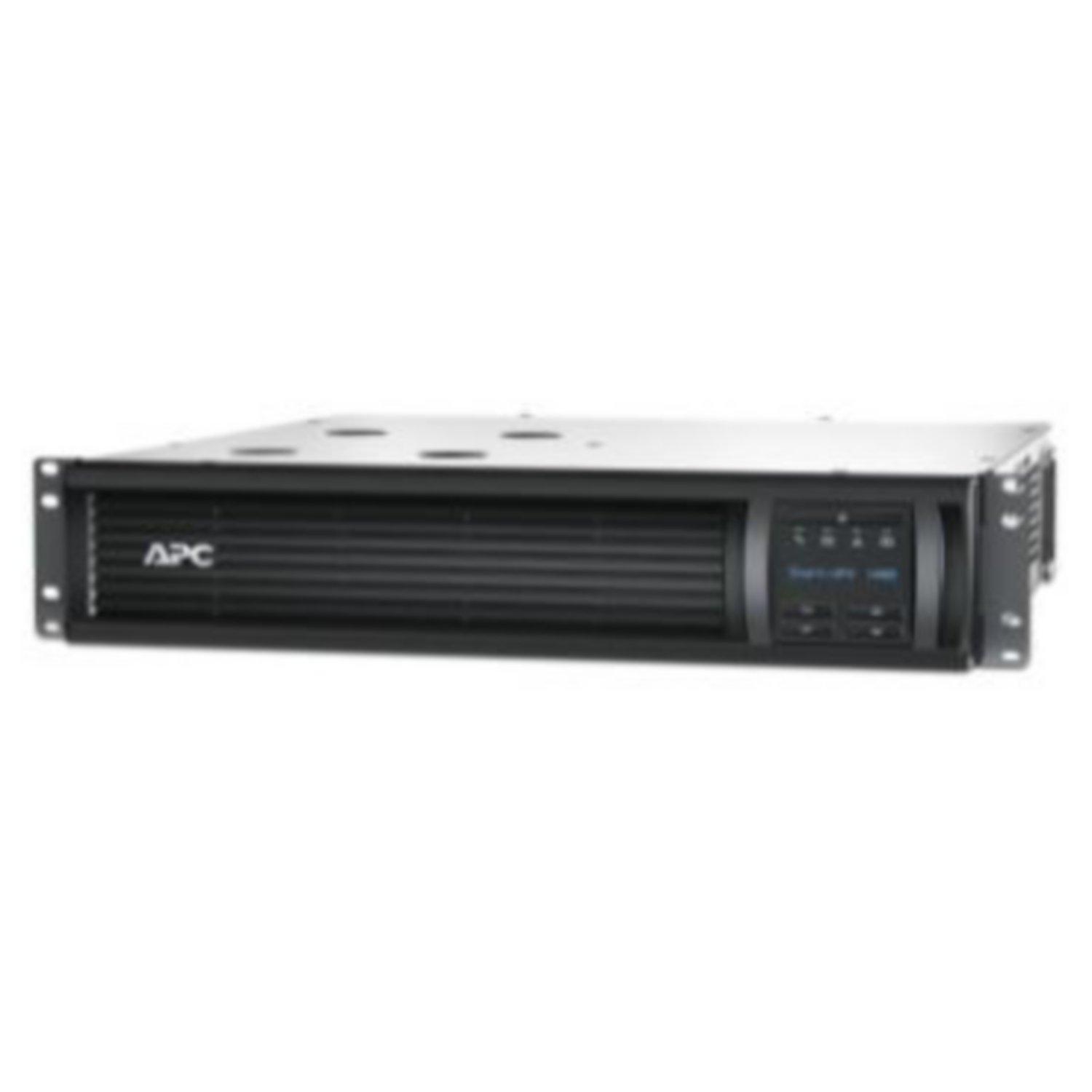 SMT1000RMI2UC, APC Smart-UPS, Line Interactive, 1000VA, Rackmontage 2HE, 230V, 4 IEC C13-Stecker, SmartConnect Port+SmartSlot, AVR, LCD
