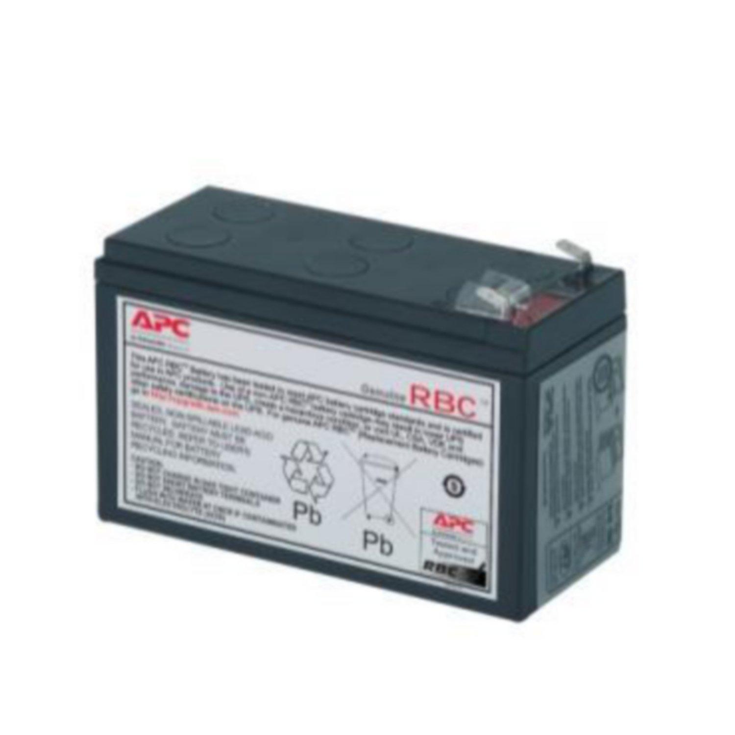 RBC17, APC Ersatzbatterie für Back-UPS, 12V 9Ah Blei-Säure-Batterie,  2 Jahre Garantie Reparatur oder Ersatz