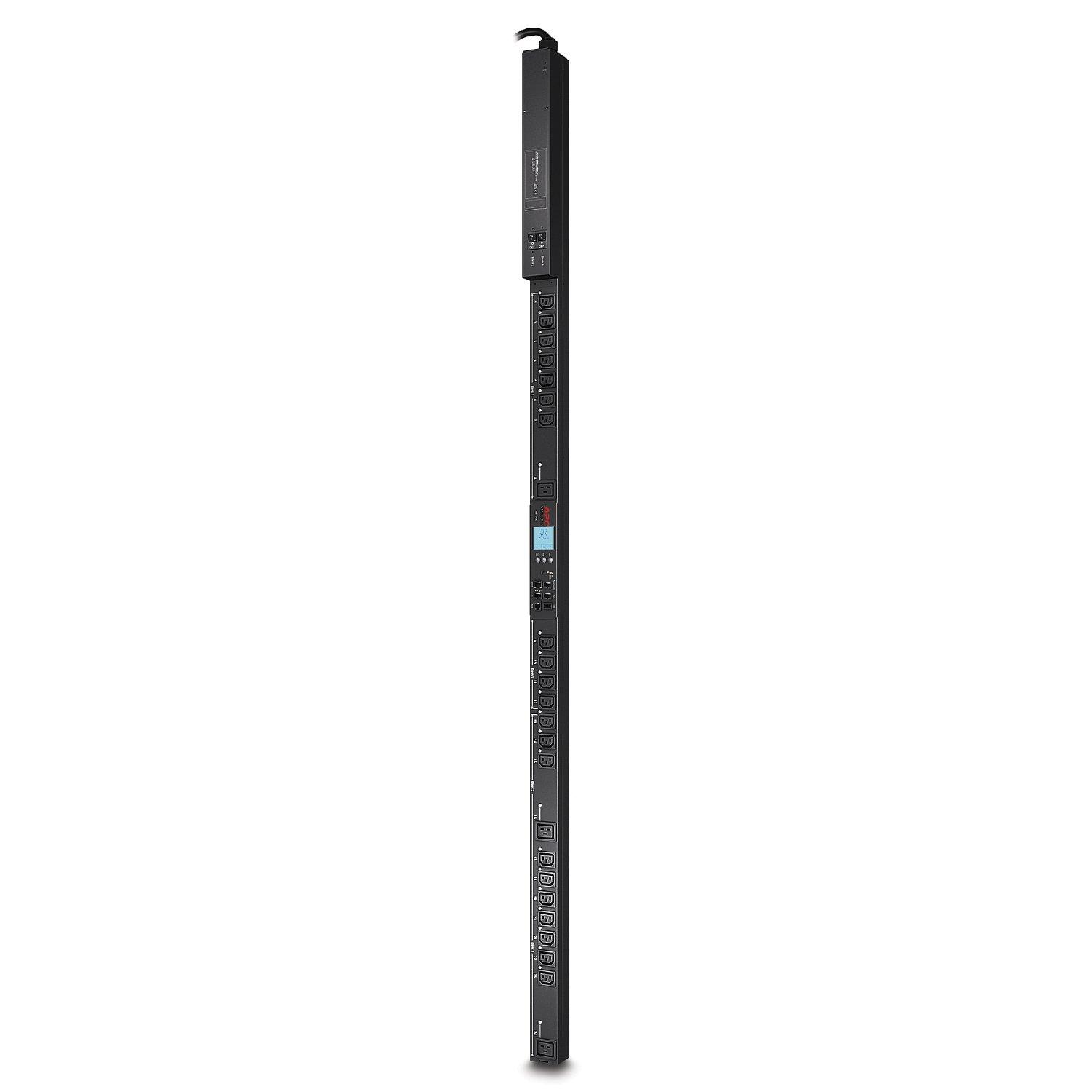 AP8653, Rack PDU 2G, mit Messfunktion über Ausgang mit Schaltung, Null HE, 32 A, 230 V, (21) C13 + (3) C19