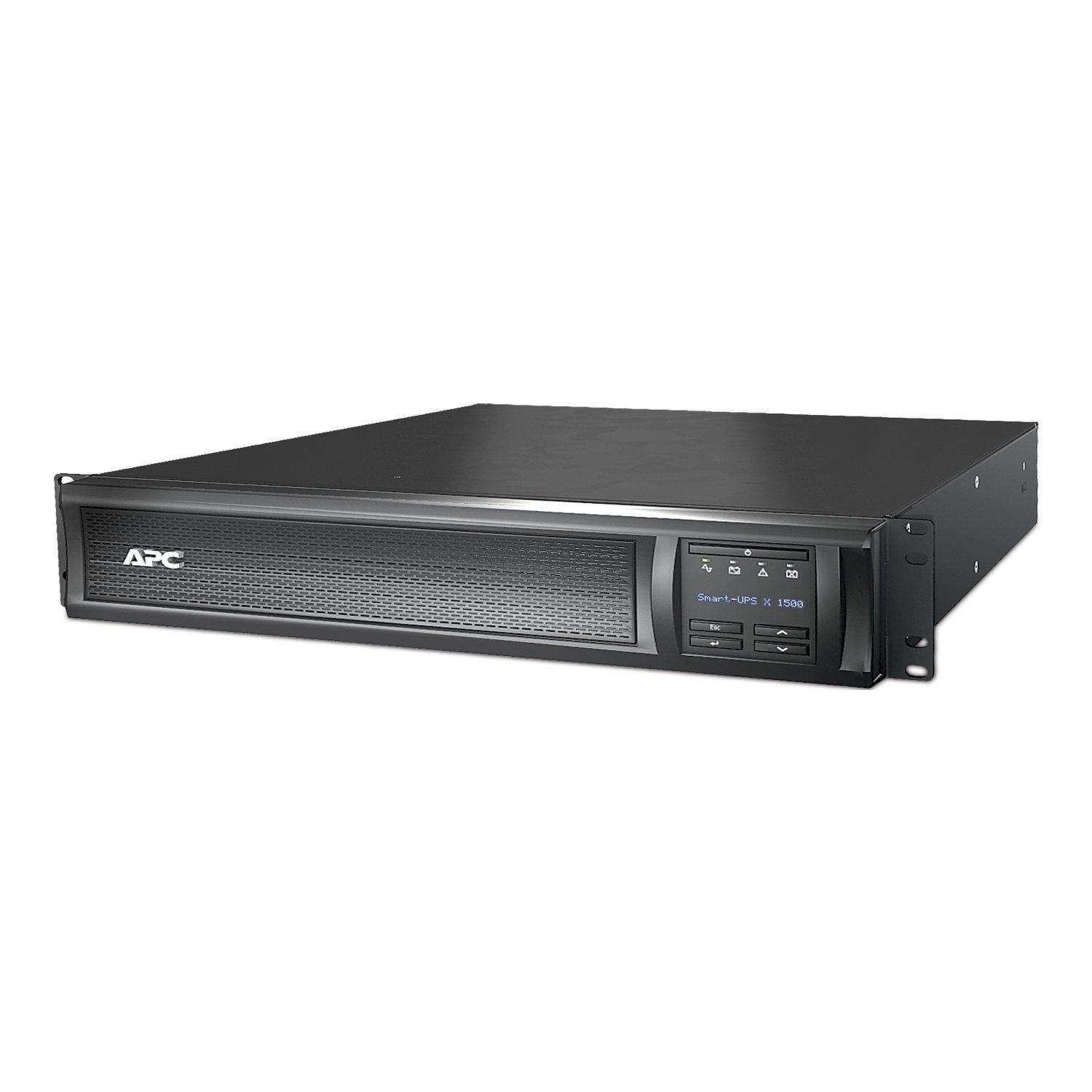 SMX1500RMI2UNC, APC Smart-UPS X, 1500 VA, Rack/Tower LCD, 230 V, mit Netzwerkkarte