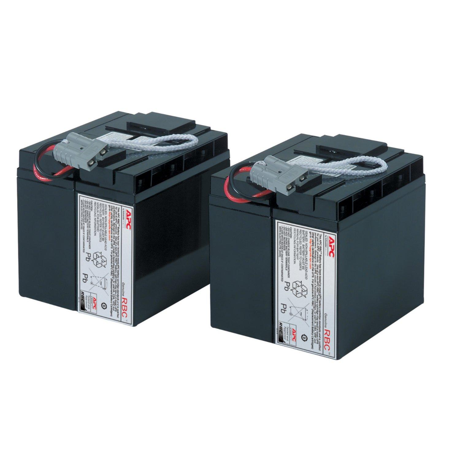 RBC55, APC Ersatzbatterie für Smart-UPS Line Interactive, 12V 17Ah Blei-Säure-Batterie, 2 Jahre Garantie Reparatur oder Ersatz