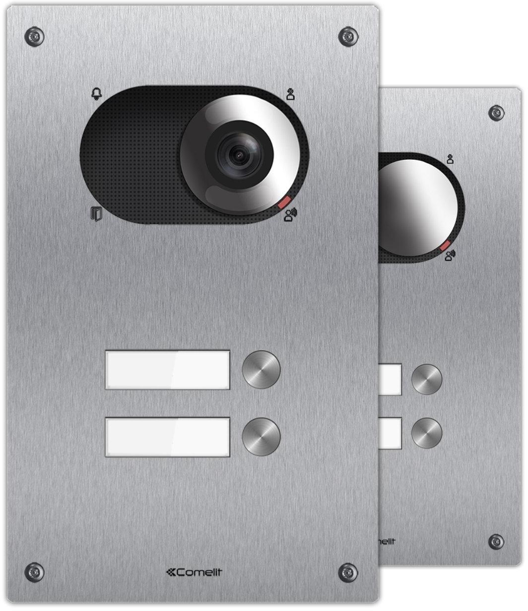 IX0102, Frontplatte Switch, 2 Teilnehmer, 1-reihig, V4A