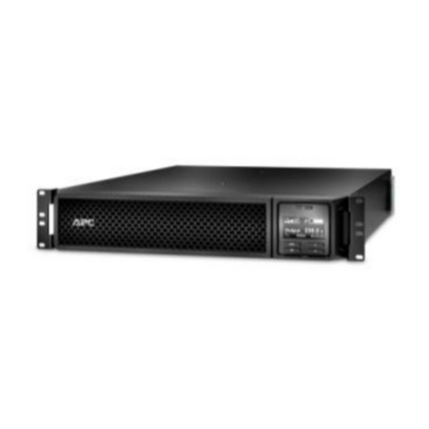 SRT1000RMXLI-NC, APC Smart-UPS On-Line, 1000VA/1000W, Rackmontage 2 HE, 230V, 6x C13 IEC Ausgänge, Netzwerkkarte, verlängerte Laufzeit, inkl. Montageschienen-Set