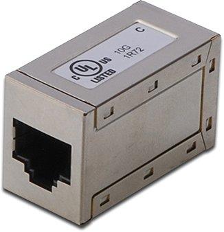 NVMCAT6RJ45.01, RJ-45-Verbinder, RJ45-RJ45, Cat.6, Metallgehäuse, geschirmt