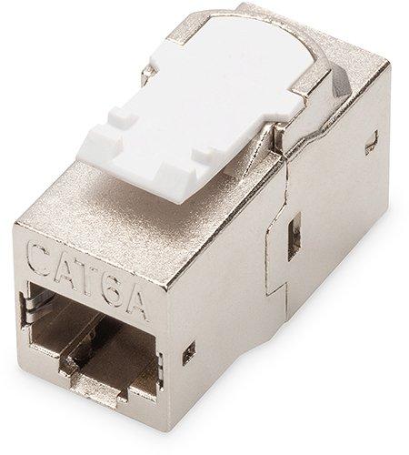 NVMCAT6ARJ45P.01, RJ-45-Verbinder, RJ45-RJ45, Cat.6A, Metallgehäuse, geschirmt, Panelmontage