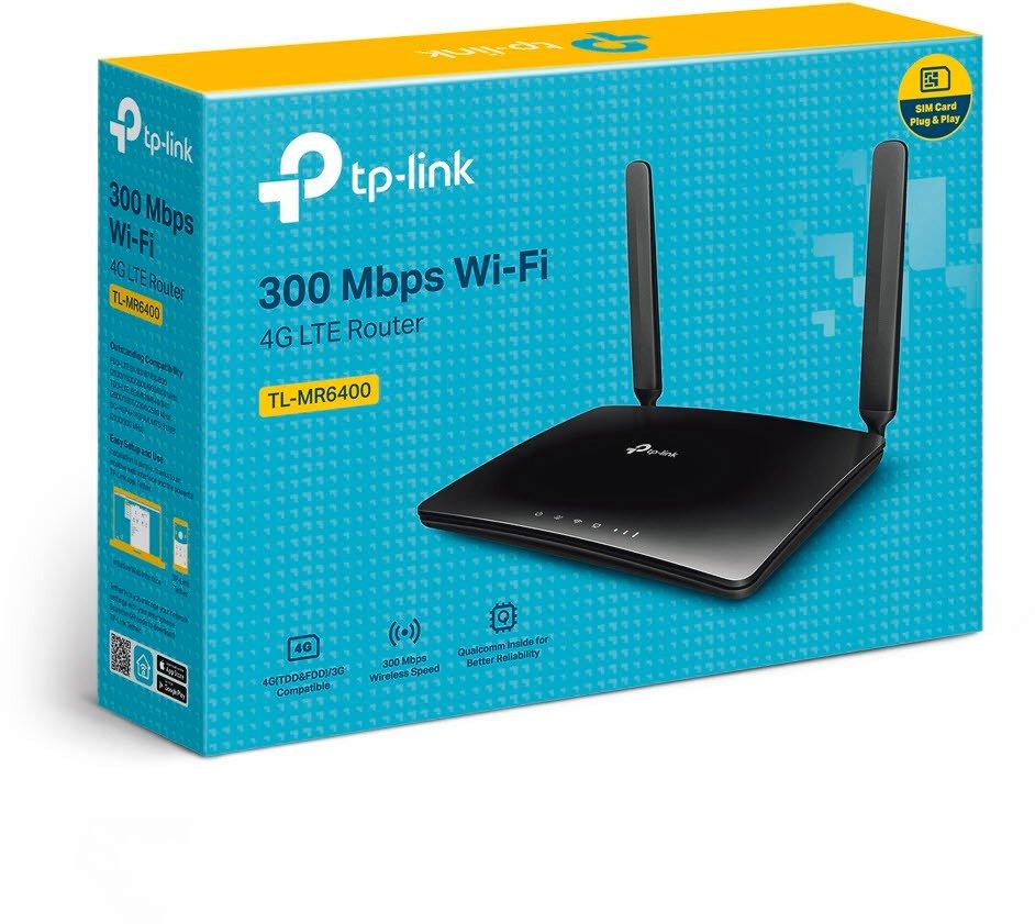 TL-MR6400, TP-Link TL-MR6400 300 MBit/s WLAN LTE Router (3G & 4G)