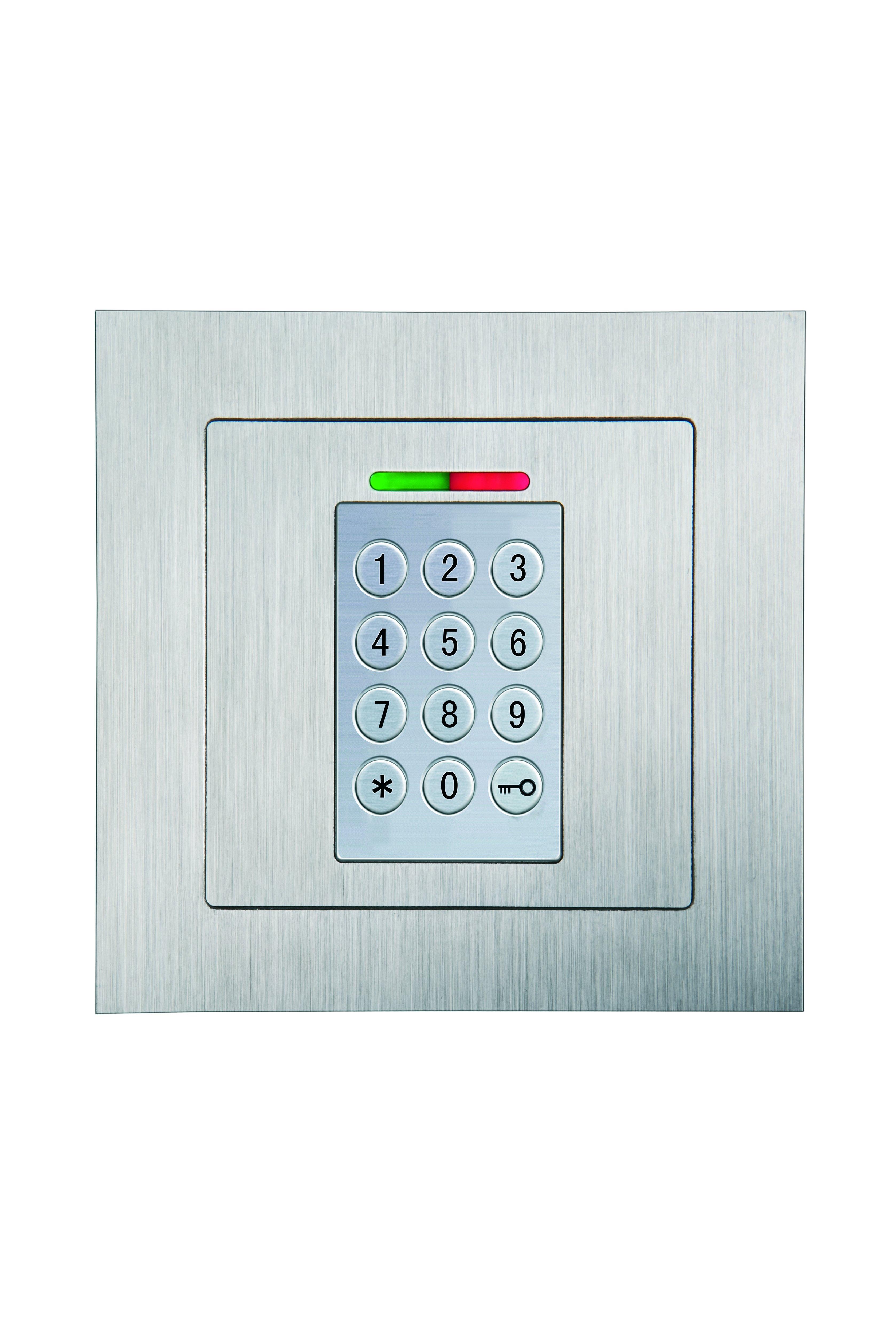 771004, BioKey Tastatur Premium 150 Code 1 Relais Verwaltung  AP Edelstahl