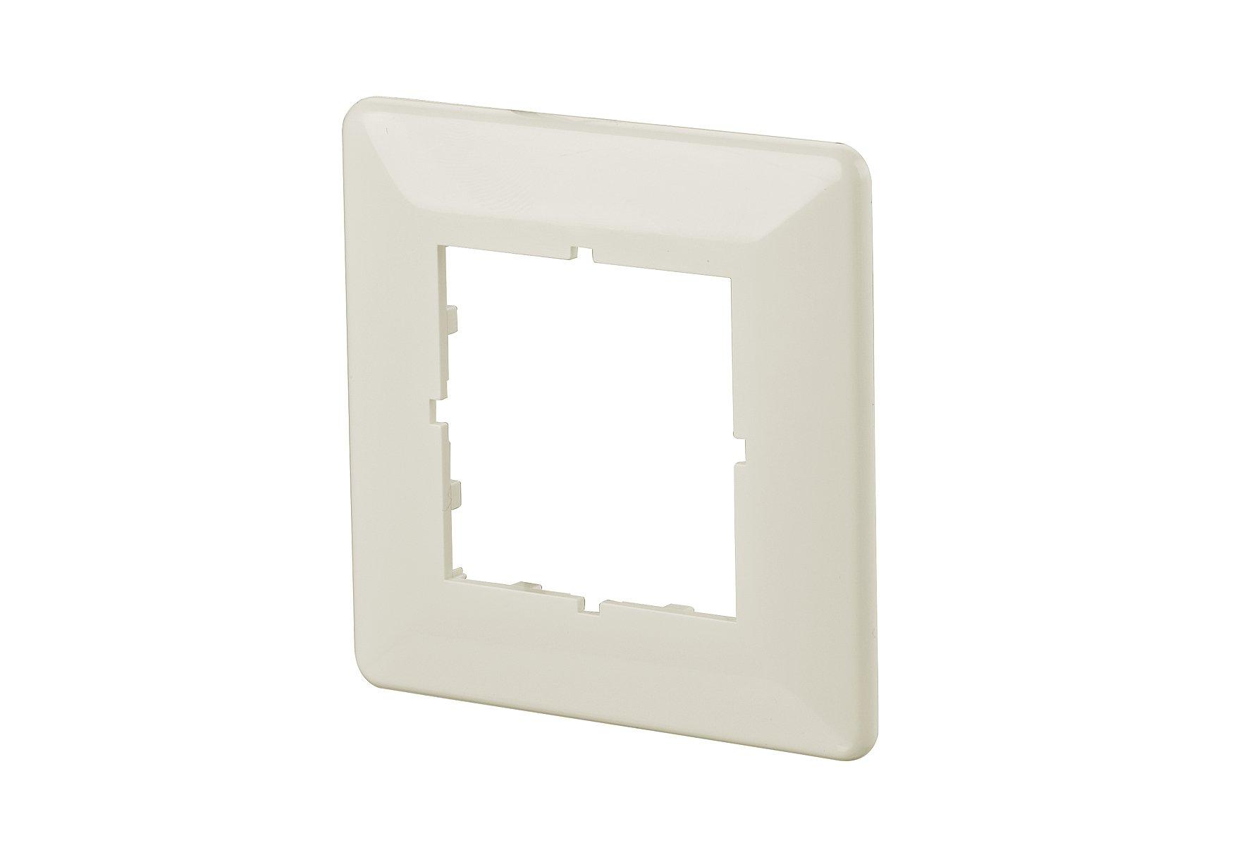 816718-0101-I, Abdeckplatte 80 x 80 mm perlweiß, E-DAT C6