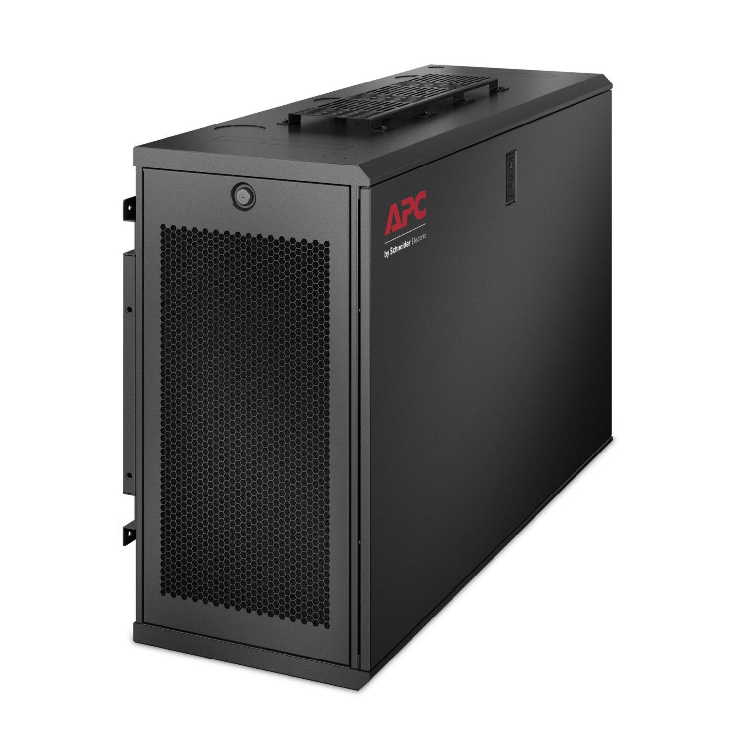 AR106VI, NetShelter WX 6 HE Low-Profile Wandgehäuse 230V-Ventilatoren